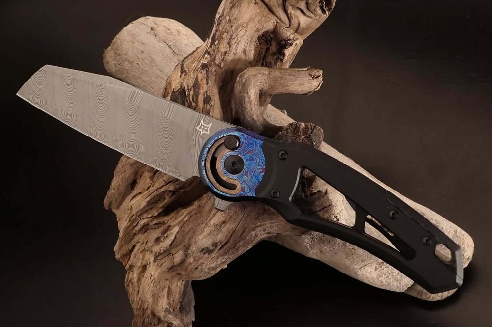 Messer Graz Fox Fox Metamorphosis Damasteel Timascus Taschenmesser